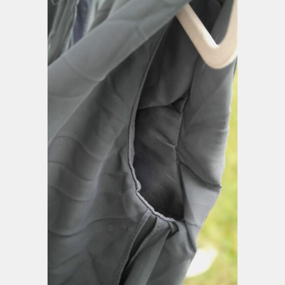 NWT Chiffon Ruched Asymmetrical Bride/Groom Mother Formal Gown Dusky Purple 16 - Picture 7 of 11